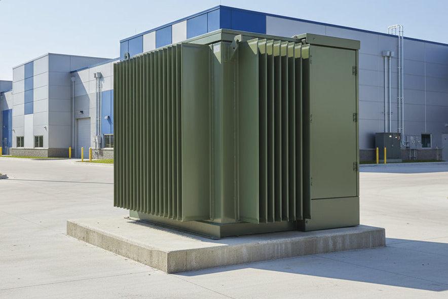 M&aacute;y biến &aacute;p gắn tr&ecirc;n ba pha 150kVA